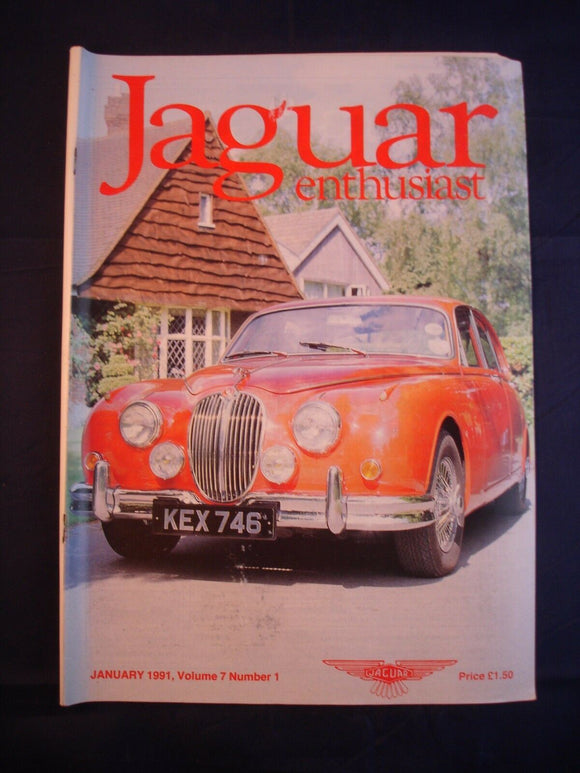 JAGUAR ENTHUSIAST Magazine - January 1991