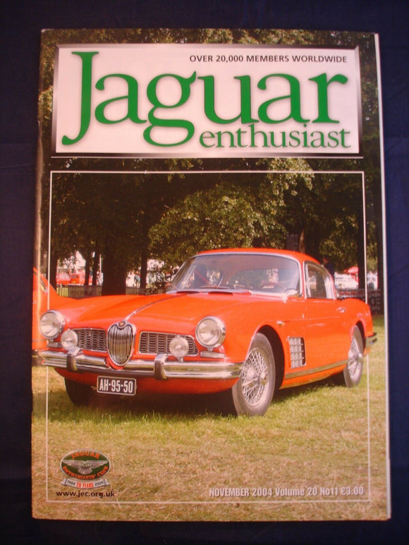 JAGUAR ENTHUSIAST Magazine - November 2004