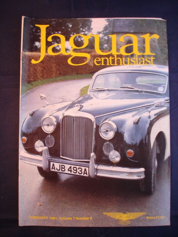 JAGUAR ENTHUSIAST Magazine - February 1991