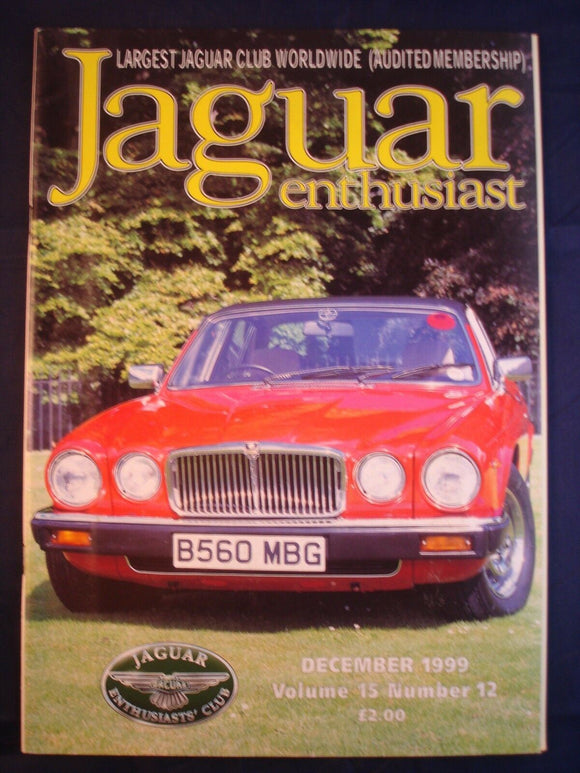 JAGUAR ENTHUSIAST Magazine - December 1999
