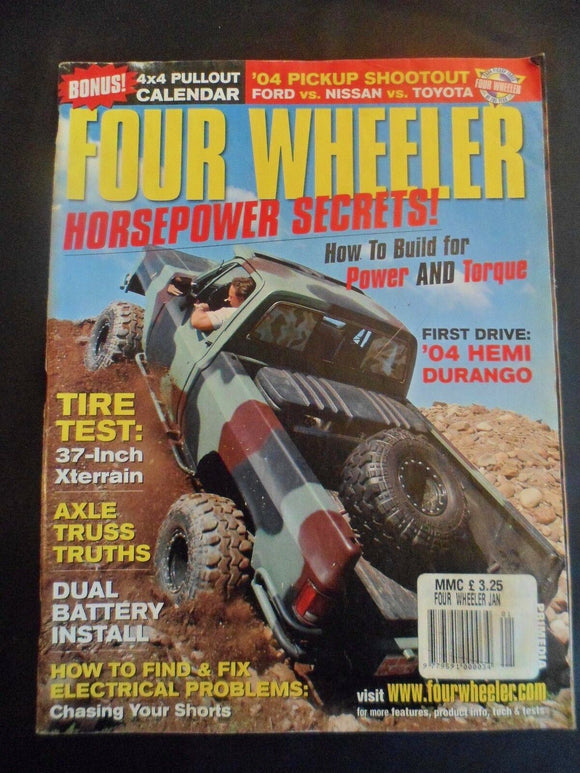 Four Wheeler # January 2004 - Horsepower secrets