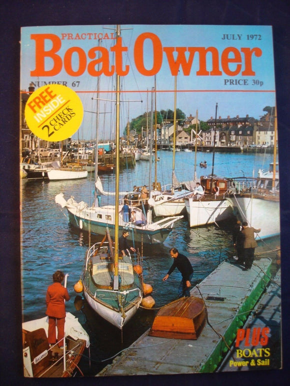 Vintage Practical boat Owner - July 1972 - Birthday gift for the sailor