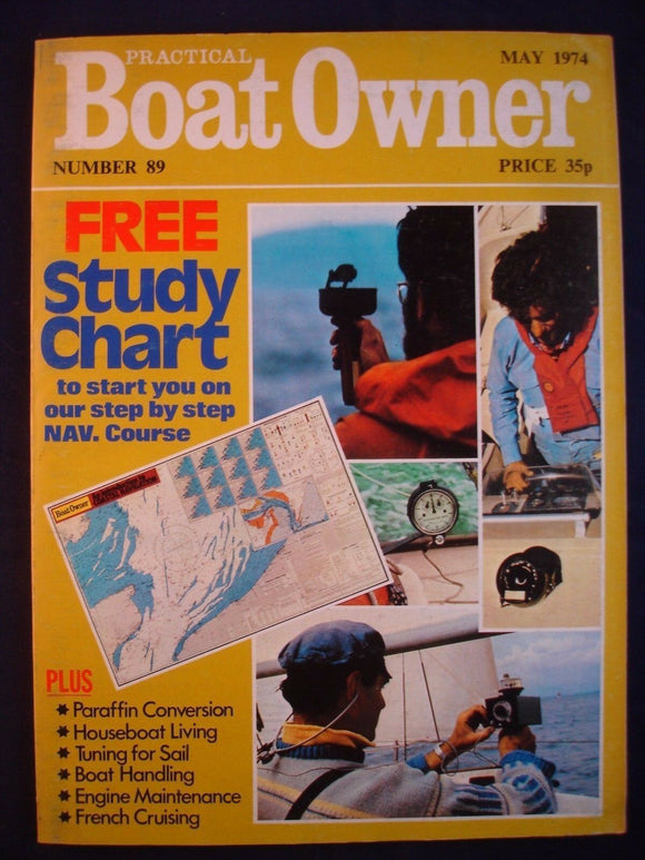 Vintage Practical boat Owner - May 1974 - Birthday gift for the sailor