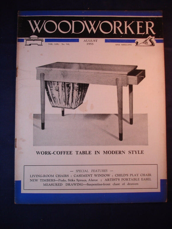 Woodworker magazine - August 1955 -