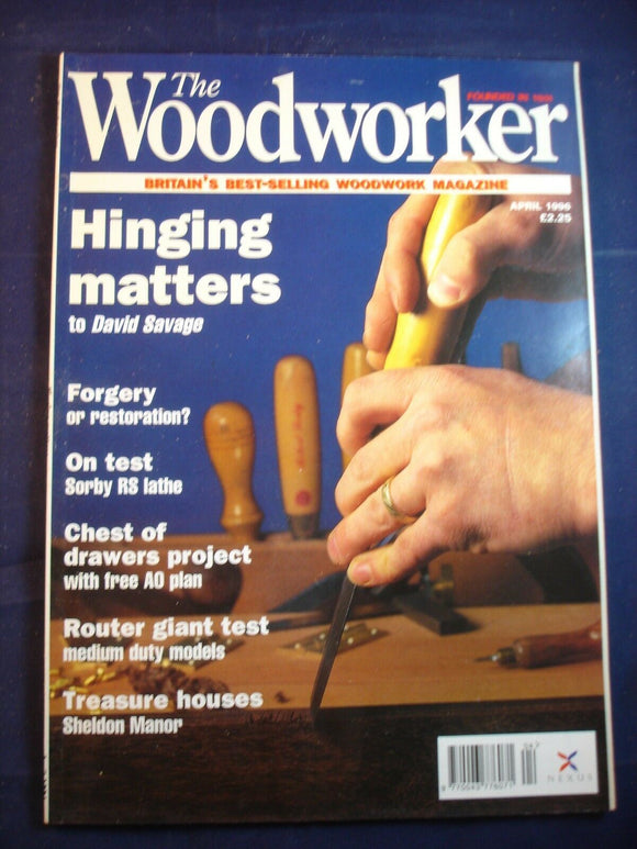 Woodworker magazine - April 1996 -