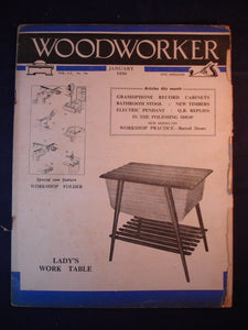 Woodworker magazine - January 1956 -