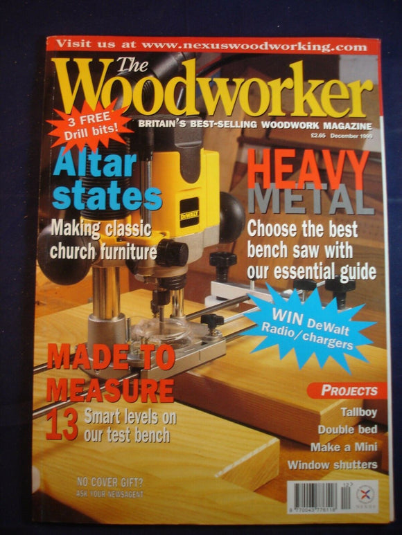 Woodworker magazine - December  - 1999-