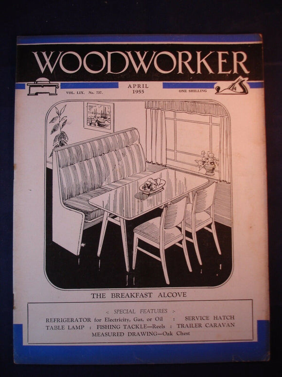 Woodworker magazine - April 1955 -