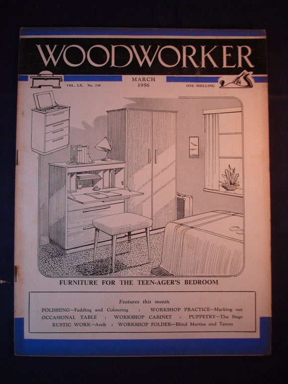Woodworker magazine - March 1956 -