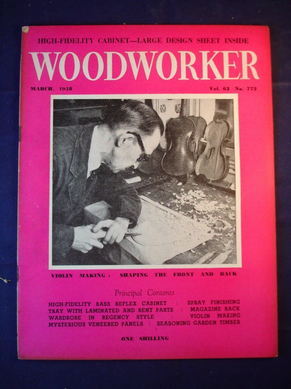 Woodworker magazine - March 1958 -
