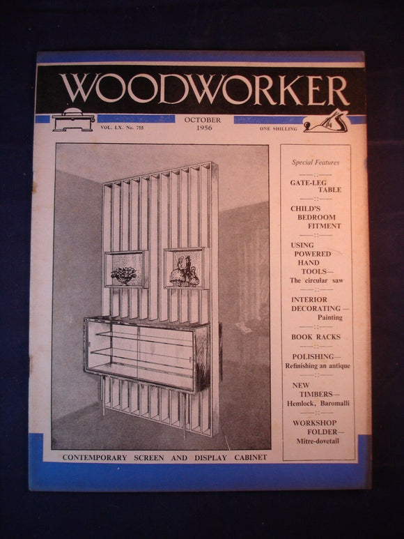 Woodworker magazine - October 1956 -