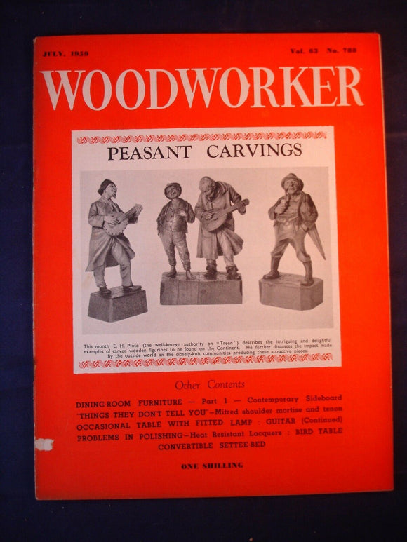 Woodworker magazine - July 1959 -