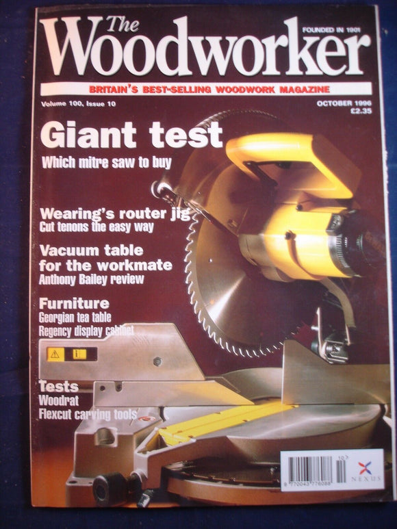 Woodworker magazine - October 1996 -