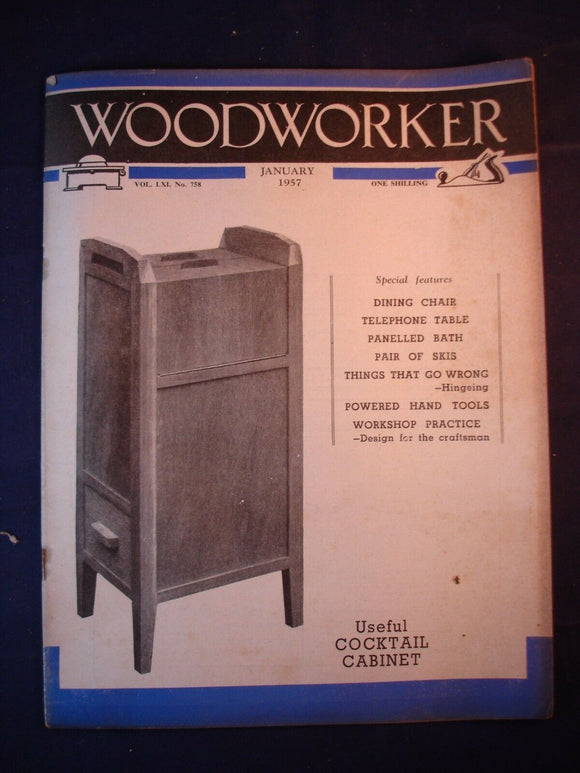 Woodworker magazine - January 1957 -