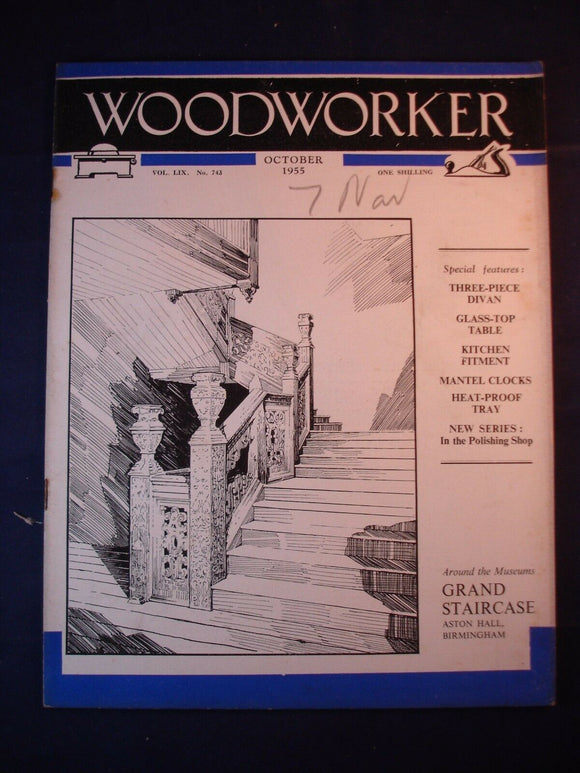 Woodworker magazine - October 1955 -
