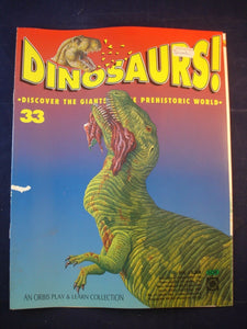 DINOSAURS MAGAZINE - ORBIS  - Play and Learn - Issue 33 - Eustreptospondylus