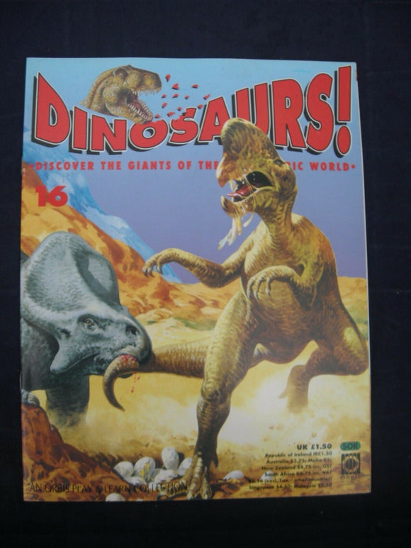 DINOSAURS MAGAZINE - ORBIS  - Play and Learn - Issue 16 - Oviraptor