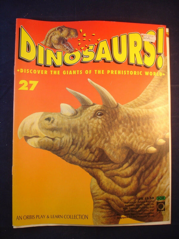 DINOSAURS MAGAZINE - ORBIS  - Play and Learn - Issue 27 - Chasmosaurus