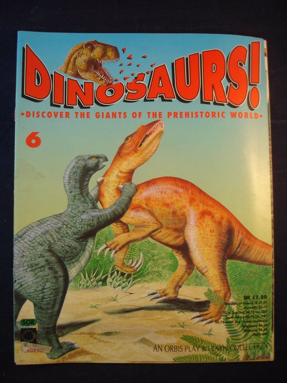 DINOSAURS MAGAZINE - ORBIS  - Play and Learn - Issue 6 - Iguanodon