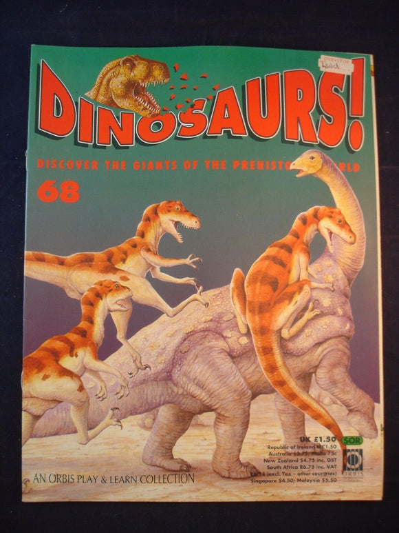 DINOSAURS MAGAZINE - ORBIS  - Play and Learn - Issue 68 - Noasaurus