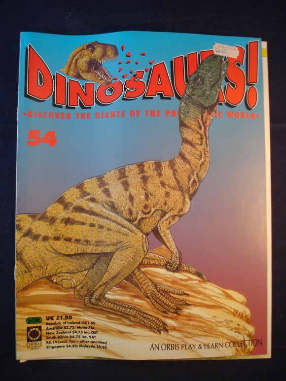 DINOSAURS MAGAZINE - ORBIS  - Play and Learn - Issue 54 - Diatryma