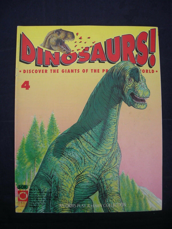 DINOSAURS MAGAZINE - ORBIS  - Play and Learn - Issue 4 - Brachiosaurus