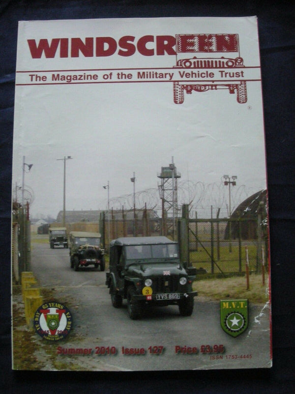 MILITARY VEHICLE TRUST - WINDSCREEN #127 - Summer  2010 - 8 inch Howitzer