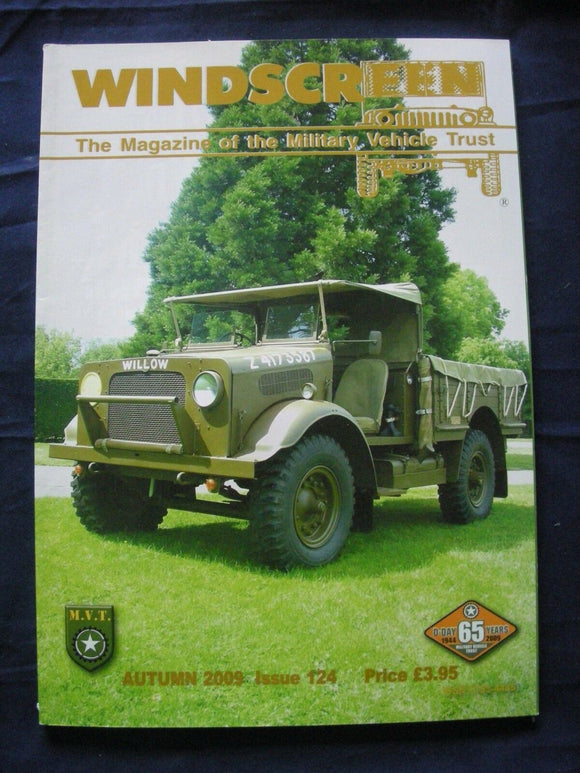 MILITARY VEHICLE TRUST - WINDSCREEN #124 - Autumn 2009 - Tiger Tank