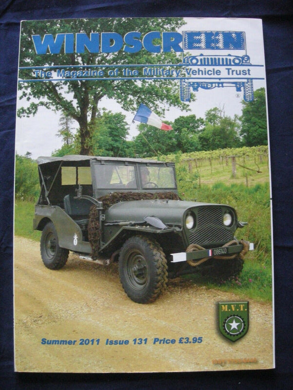 MILITARY VEHICLE TRUST - WINDSCREEN #131- Summer 2011 - 4x4 GS Rover mk5