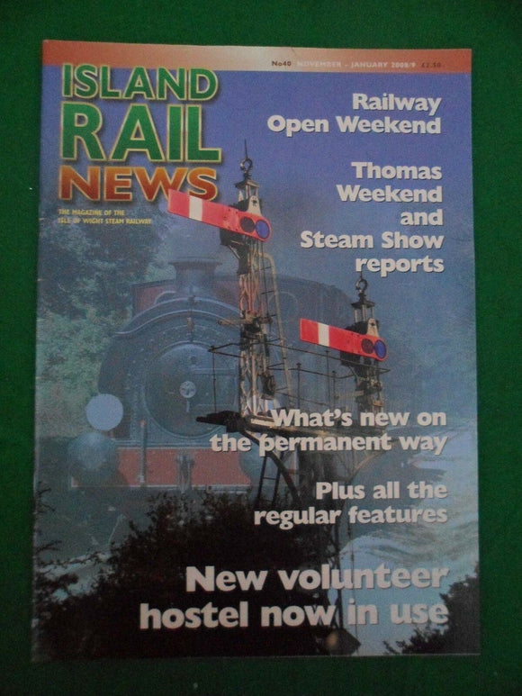 Island Rail news - Nov/Jan 2008/9 - Isle of Wight Steam railway