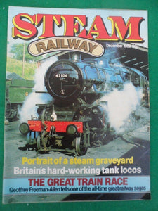 Vintage -  Steam Railway Magazine - Dec 1982 - Contents shown in photos