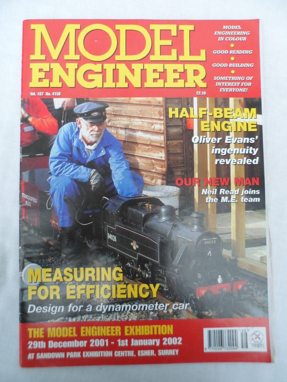 Model Engineer - Issue 4156 - 16 November 2001  - Contents shown in photos