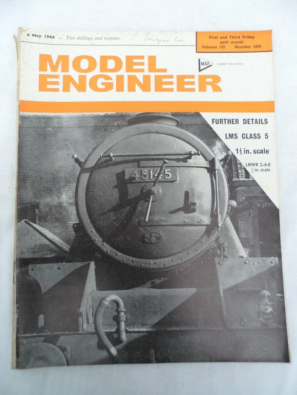 Model Engineer - Issue 3296 - 6 May - Contents shown in photos