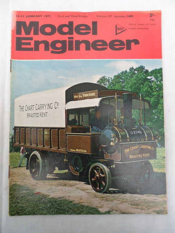 Model Engineer -  Issue 3409 - 15 January 1971 - Contents shown in photos