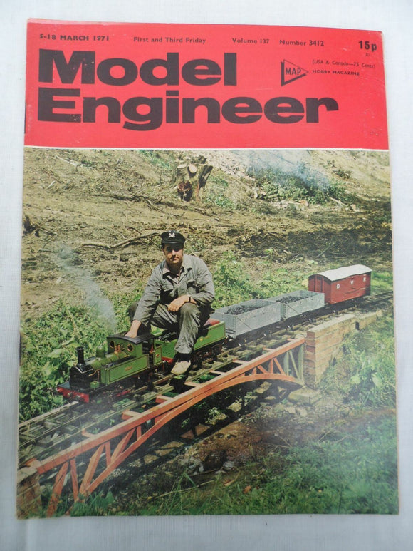 Model Engineer -  Issue 3412 - 5 March 1971 - Contents shown in photos