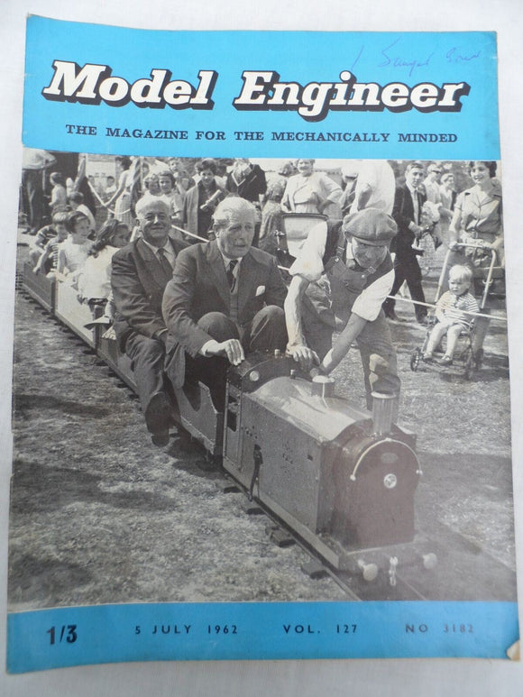 Model Engineer - Issue 3182 - 5 July 1962 - Contents shown in photos