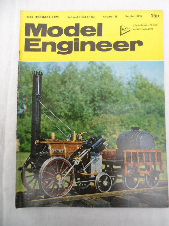 Model Engineer -  Issue 3435 - 18 February 1972 - Contents shown in photos