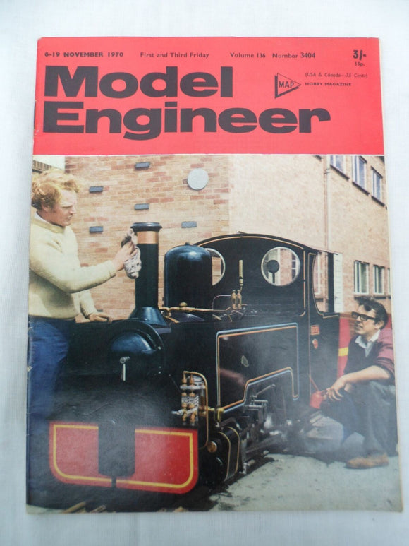 Model Engineer -  Issue 3404 - 6 November 1970 - Contents shown in photos