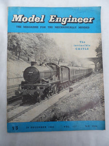 Model Engineer - Issue 3206 - 30 December 1962 - contents shown in photos