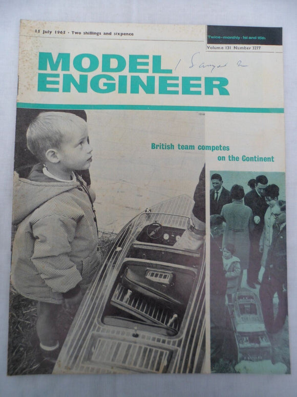 Model Engineer - Issue 3277 - 15 July 1965 - Contents shown in photos