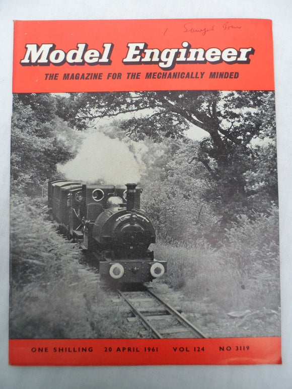 Model Engineer - Issue 3119 - 20 April 1961 - Contents in photos