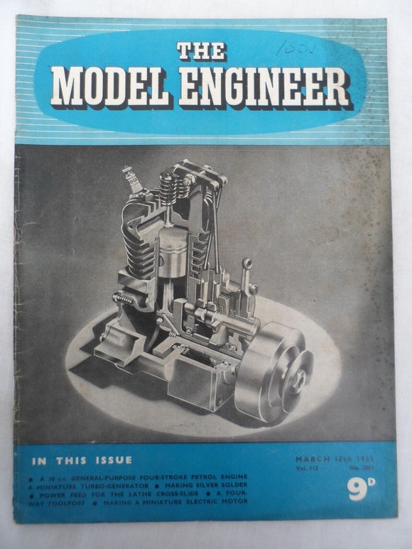 Model Engineer - Issue 2807 - 10 March 1955 - contents shown in photos