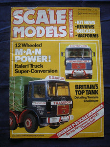 Scale Models - December 1986 - Contents page shown in photos