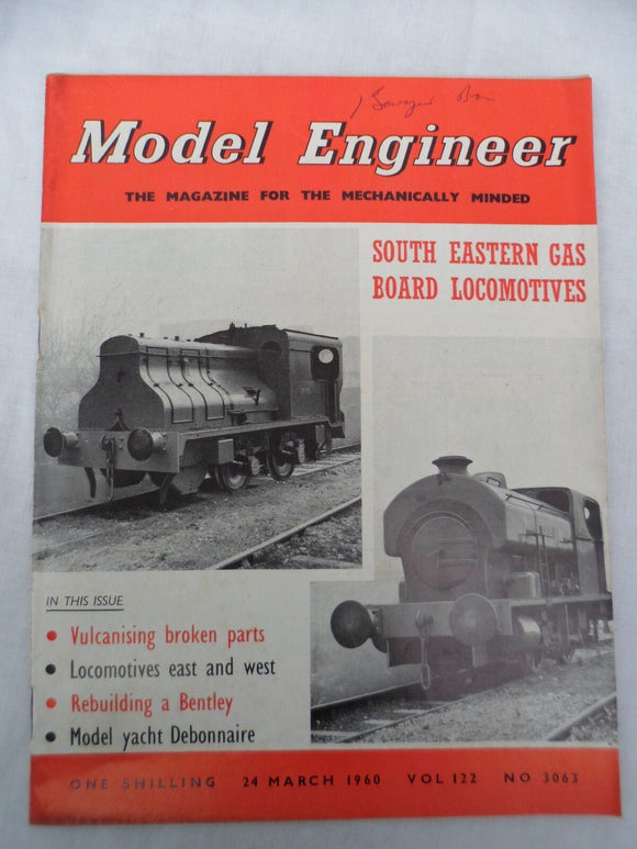 Model Engineer - Issue 3063 - 24 March 1960 - Contents shown in photos