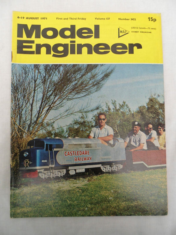 Model Engineer - Issue 3422 - 6 August 1971  - Contents shown in photos