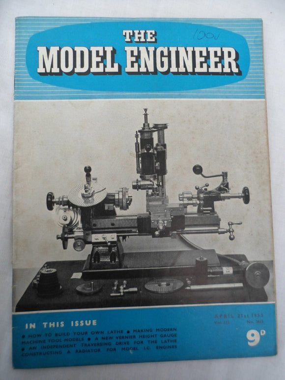 Model Engineer - Issue 2813 - 21 April 1955 - contents shown in photos