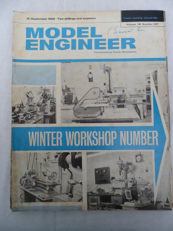 Model Engineer - Issue 3257 - 15 September 1964  - Contents shown in photos