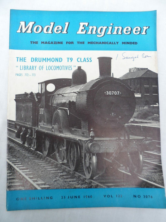 Model Engineer - Issue 3076 - 23 June 1960 - Contents shown in photos