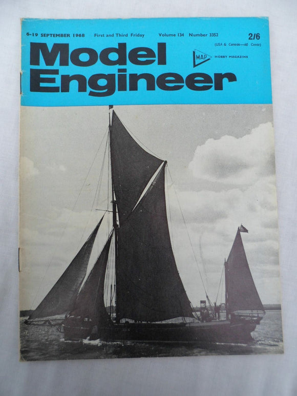 Model Engineer - Issue 3352 - 6 September 1968 - Contents shown in photos