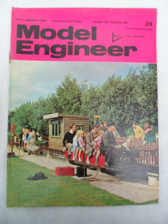 Model Engineer - Issue 3351 - 16 August 1968  - Contents shown in photos